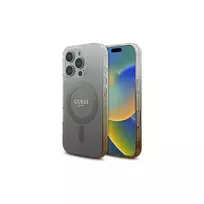 Guess IML Glitter Gradient MagSafe Dėklas Apple iPhone 16 Pro (Ruda)