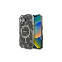 Guess GUHMP16SH4DTEW iPhone 16 6.1 Hardcase IML 4G Background MagSafe Brown