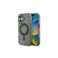 Guess IML Rhinestones MagSafe Dėklas, skirtas iPhone 16 Plus (Juodas)