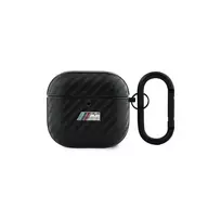 BMW BMA4CMPUCA AirPods 4 Cover Black PU Carbon M Collection