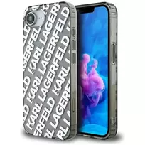 KARL LAGERFELD IML Repeat Logo Dėklas Apple iPhone 16e / 17e - Sidabrinis