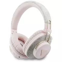 Guess Triangle Logo Bluetooth ENC Over-Ear Headphones Pink