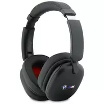 BMW Over-Ear Bluetooth Headphones with Printed Logos, Black
