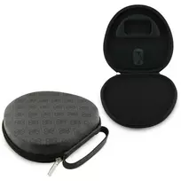 Apsauginis dėklas Guess Carry Box juodas TWS ausinukams