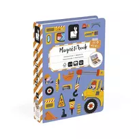 Janod Magnetibook Statybvietė – magnetinis lavinamasis žaidimas