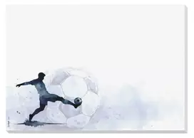 SIGEL Goal Zone stalo kilimėlis šviesiai mėlynas, popierius, 30 lapų