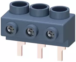 SIEMENS SIRIUS 3RV1915-5A Įvadinis Gnybtų Blokas, 3 Polių, Sraigtinė Jungtis, 690V, IP20