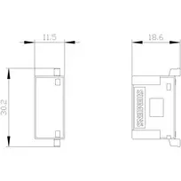 Siemens 3RT2926-1BD00 Viršįtampio slopintuvas 127-240V AC 150-250V Varistorius SIRIUS 3RT2 kontaktoriui