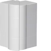 Hager BR651703H9016 Reguliuojamas išorinis kampas BR/A/S kabelių kanalams 68x170mm Baltas RAL 9016