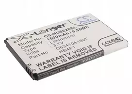 CAMERON SINO Atraminė baterija BL161 HB4F1 HWBAF1 BLT005, skirta Huawei U8230 Lenovo A1 (CS-HU8220SL) – 1500mAh 3,7V Li-ion