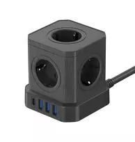 Newell GaN Power Cube 9W1 Power Strip Black