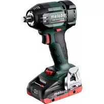 METABO SSW 18 LTX 550 BL Belaidis smūginis veržliasukis 18V (Žalia/Juoda, 2x LiHD 4.0Ah, Metabox dėžutėje)
