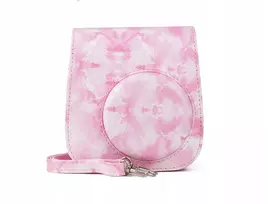 LOVEINSTANT Protective Case for Fujifilm Instax Mini 11 - Watercolor Pink Blurs