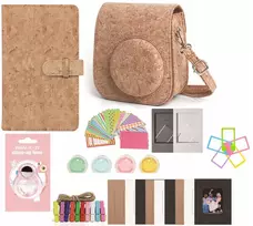 LOVEINSTANT 8-in-1 Aksesuarų rinkinys, skirtas Fujifilm Instax Mini 11 – Cork