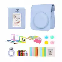 LOVEINSTANT 8-in-1 Accessory Kit for Fujifilm Instax Mini 12 - Blue