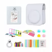 LOVEINSTANT 8-in-1 Aksesuarų rinkinys, skirtas Fujifilm Instax Mini 12 - Baltas