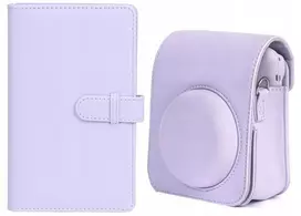 LOVEINSTANT Case Kit for Fuji Instax Mini 12 + Photo Album 108x / Purple