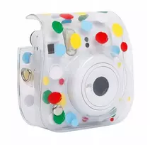 LOVEINSTANT Dėklas Fujifilm Instax Mini 12 - Spalvingi Taškeliai