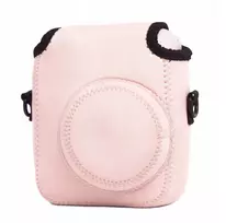 LOVEINSTANT Soft Neoprene Pouch Case for Fujifilm Instax Mini 12 - Pink