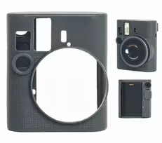 LOVEINSTANT Silicone Protective Case for Fujifilm Instax Mini 41 - Pilka
