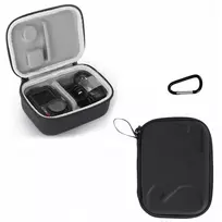 SUNNYLIFE Apsauginis dėklas DJI Osmo Action 3, 4, 5 Pro - kietas EVA korpusas, atsparus smūgiams, juodas