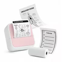 LOVEINSTANT S1 Bluetooth Thermal Printer for Photos, Stickers, Notes, Labels, 53mm, 203dpi, Pink