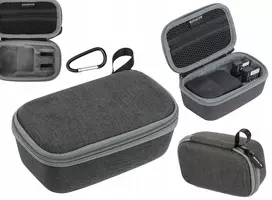 SUNNYLIFE Mini Hard Shell Carrying Case for DJI Osmo Pocket 1 & 2 and Batteries - Black