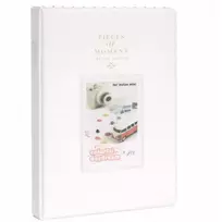LOVEINSTANT Fotoalbumas 128 Nuotraukoms Fujifilm Instax Mini 99 12 40 11 41 Evo LiPlay Link / Baltas