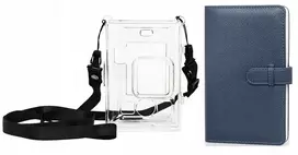 LOVEINSTANT Dėklas ir Fotoalbumas, skirtas Fujifilm Instax Mini LiPlay - Juoda