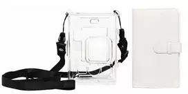 LOVEINSTANT Dėklas ir fotoalbumas, skirtas Fuji Instax Mini LiPlay – juoda