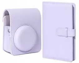 LOVEINSTANT Fotoaparato Dėklas ir Nuotraukų Albumas Fujifilm Instax Mini 13 - Violetinė