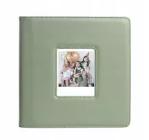 LOVEINSTANT Fotoalbumas 288 nuotraukoms, suderinamas su Fuji Instax Wide 400/300, Polaroid 600/Now, žalia