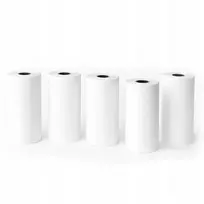 LOVEINSTANT White Thermal Paper Roll 53mm x 6.5m 5-Pack for Love Instant X6/S1, Phomemo T02/M02x