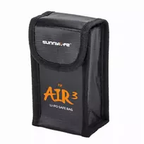 SUNNYLIFE Fireproof Battery Safety Bag for DJI Air 3 / 3S Intelligent Flight Battery - Black