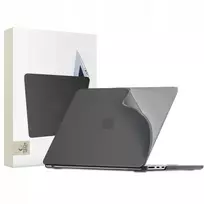 Tech-Protect Smartshell Hard Shell Case for MacBook Air 13 M2-M5 2023-2026, Matte Black