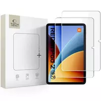 TECH-PROTECT Glass Fit+ Grūdinto stiklo apsauga, skirta Xiaomi Redmi Pad 2 9.7 – 2 vnt. pakuotė, skaidri