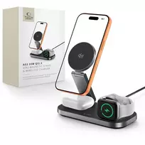 TECH-PROTECT A52 3-in-1 Magnetic MagSafe Wireless Charger 25W Qi2 Black