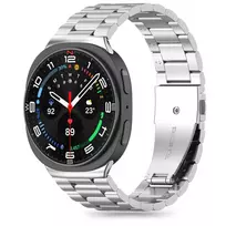 Tech-Protect nerūdijančio plieno apyrankė, skirta Samsung Galaxy Watch 8 / Classic (40/44/46 mm), sidabrinė