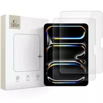 TECH-PROTECT Glass Fit+ 2-Pack Grūdinto stiklo ekrano apsauga, skirta iPad Air 13 colių (2024-2026) / iPad Pro 13 colių (2024-2025), skaidri