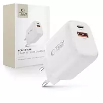 TECH-PROTECT NCA45W-GAN 2-Port Network Charger PD 45W / QC3.0 White