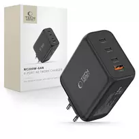 TECH-PROTECT NC200W-GAN 4-Port Network Charger PD 200W / QC3.0 Black