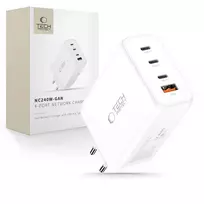 TECH-PROTECT NC240W-GAN 4-Port Network Charger PD 240W / QC3.0 White