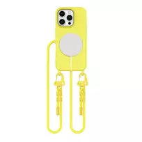 Tech-Protect Magnecklace Magsafe Dėklas, skirtas Apple iPhone 16 Pro, geltonas