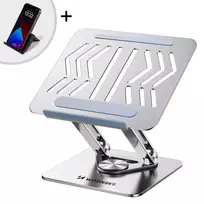 Wozinsky 360° Silver Laptop Stand su telefono laikikliu