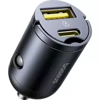 Baseus Tiny Star 30W USB-A USB-C Wall Charger Black