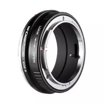 K&F Concept Canon FD į RF objektyvo laikiklio adapteris (juodas)