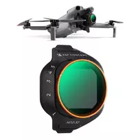 K&F kintamo tankio ND filtras ND2-ND32, skirtas DJI Mini 5 Pro dronui, AGC stiklas