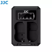 JJC Dual USB Charger for 2x Nikon EN-EL15 EN-EL15a EN-EL15b EN-EL15c Batteries