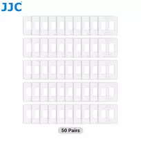 JJC SM-35x50 skaidrių rėmeliai 35 mm juostai, 50x50 mm rėmas, 36x24 mm anga, ABS plastikas, užspaudžiami, 50 vnt.
