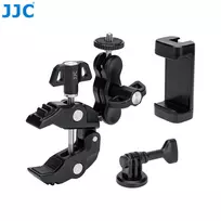 JJC Magic Arm Mounting Kit su spaustuku, telefono laikikliu ir GoPro adapteriu - MFC-K1